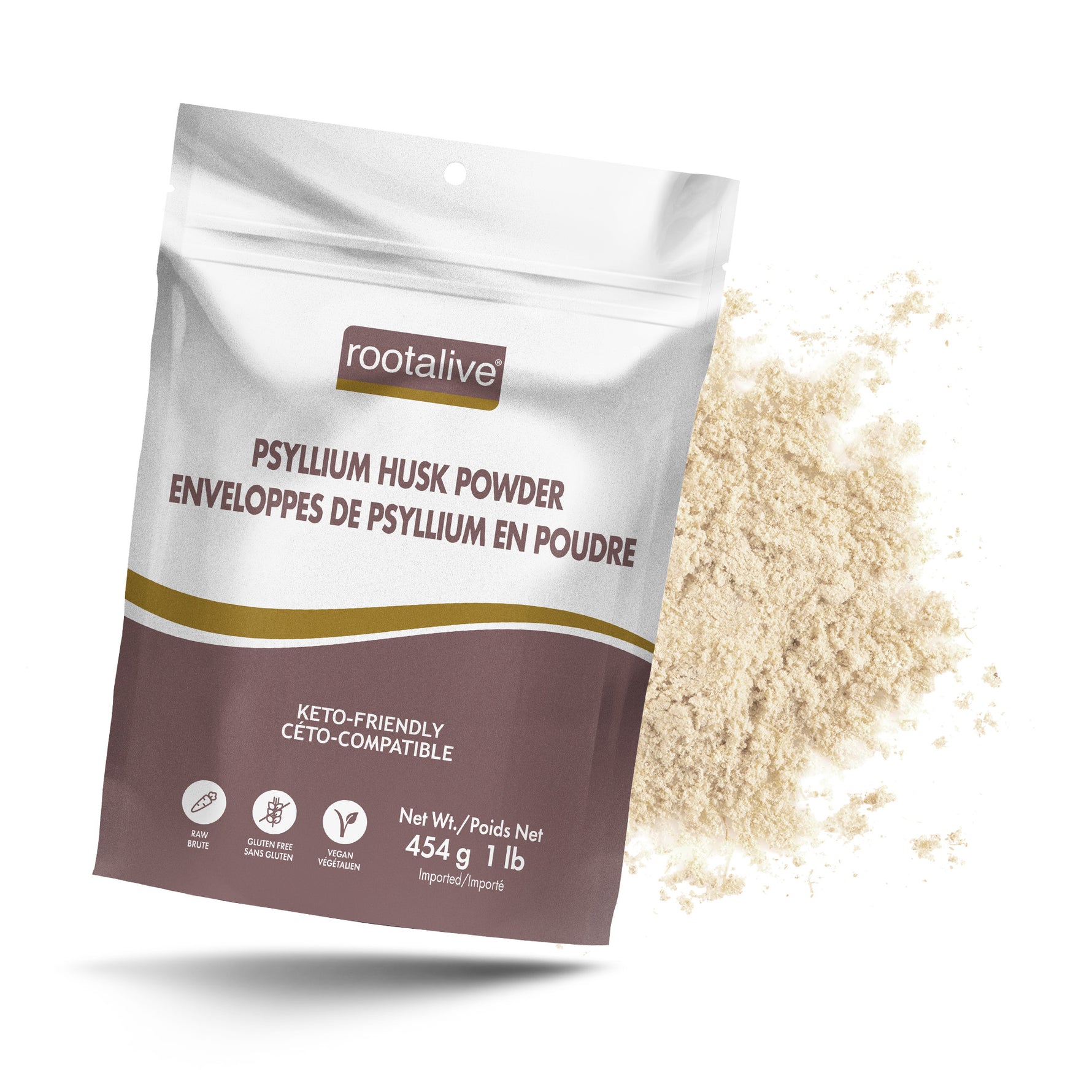 Psyllium Husk Powder 454g - Rootalive Inc.