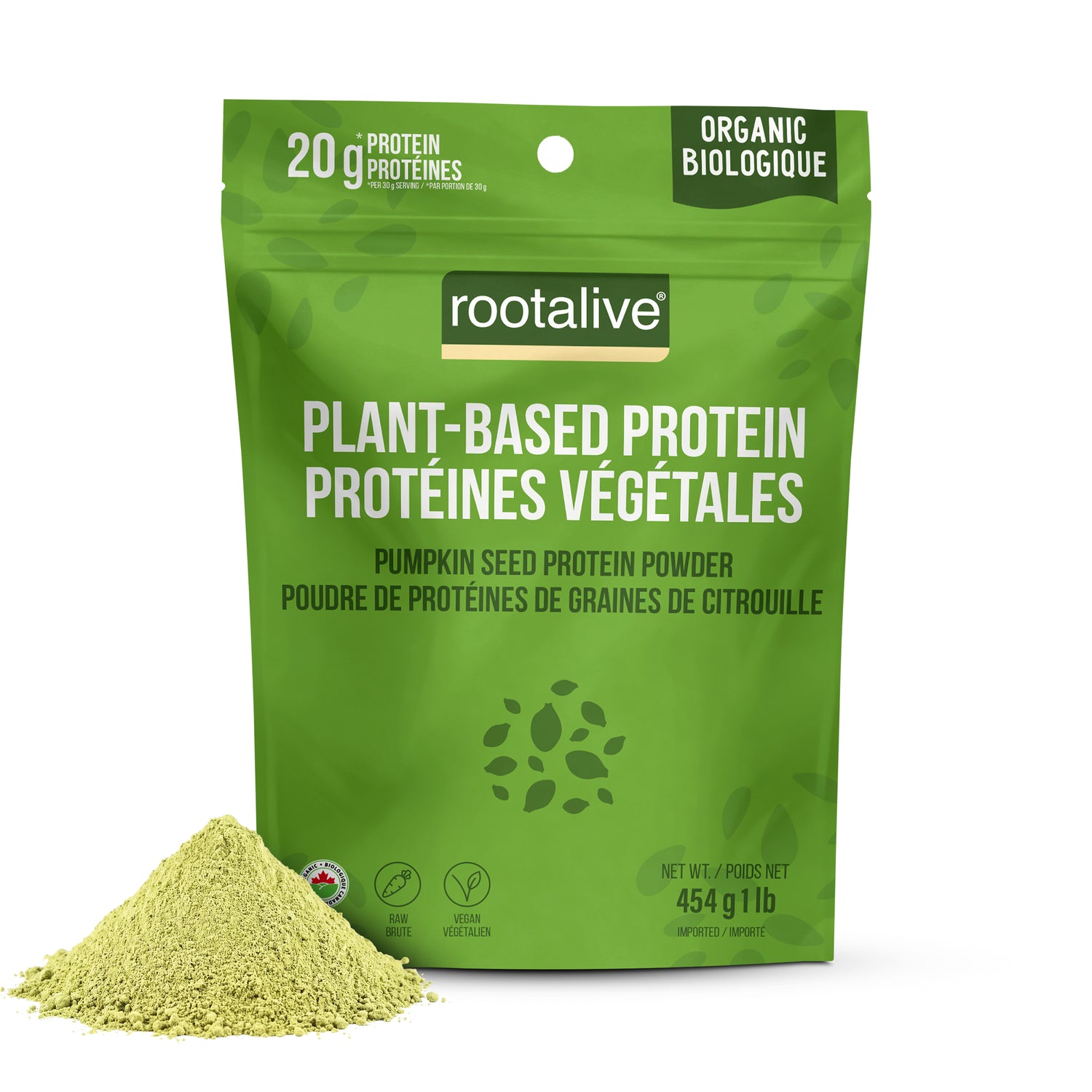 Organic Pumpkin Seed Protein Powder, 454g