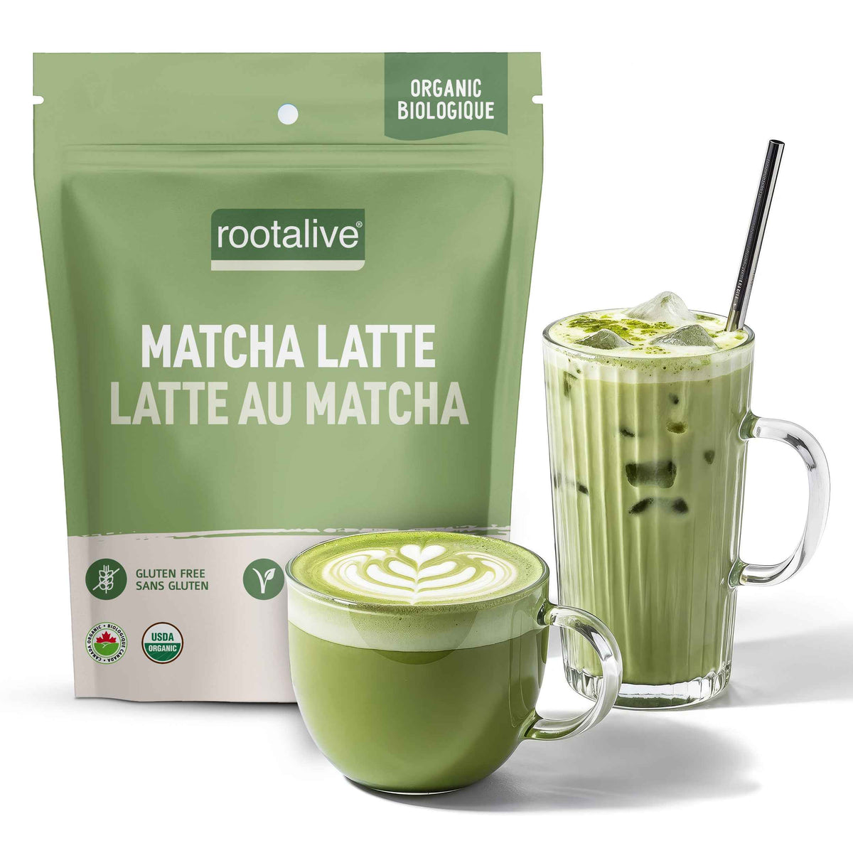Organic Matcha Latte 120g - Rootalive Inc.