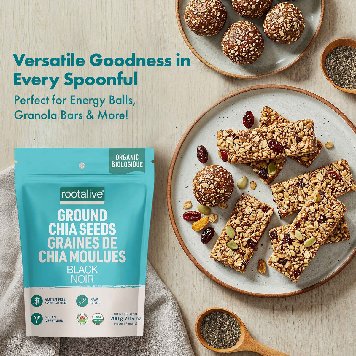 Organic Ground Chia Seeds 200g