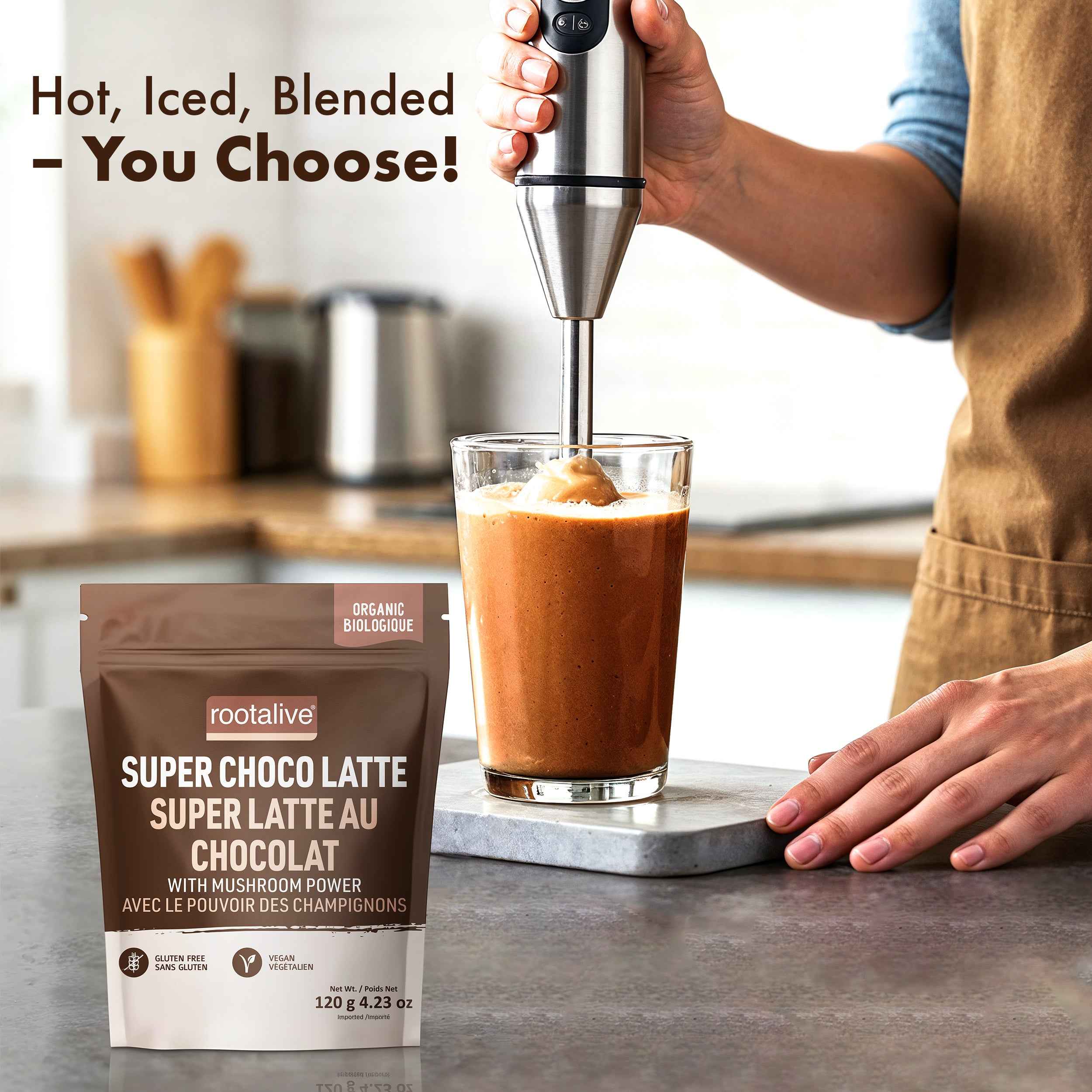 Organic Super Choco Latte 120g - Rootalive Inc.