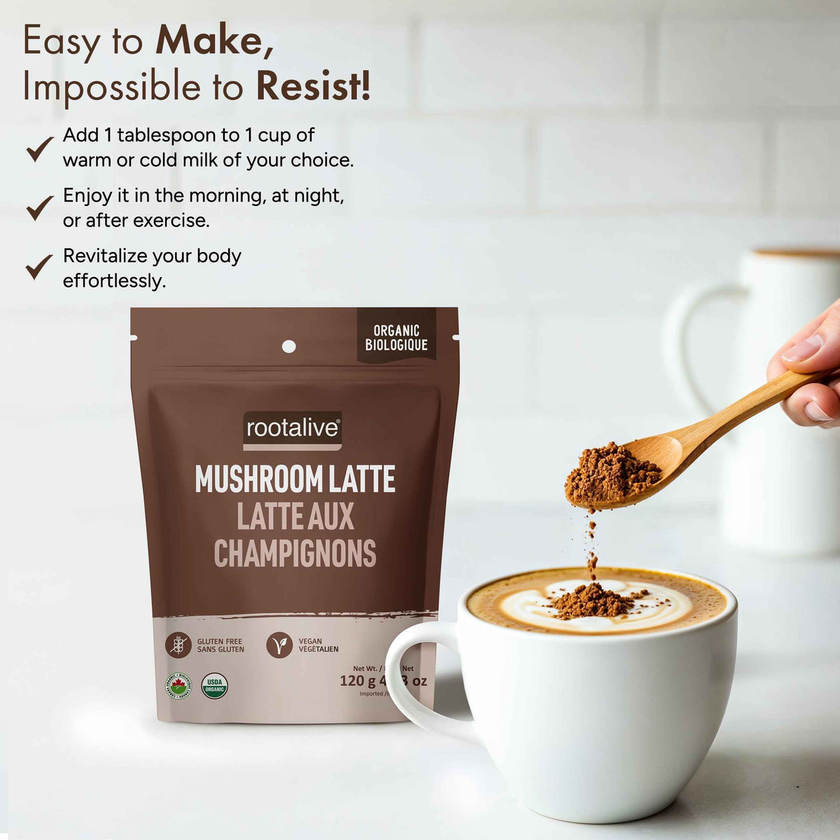 Organic Mushroom Latte 120g