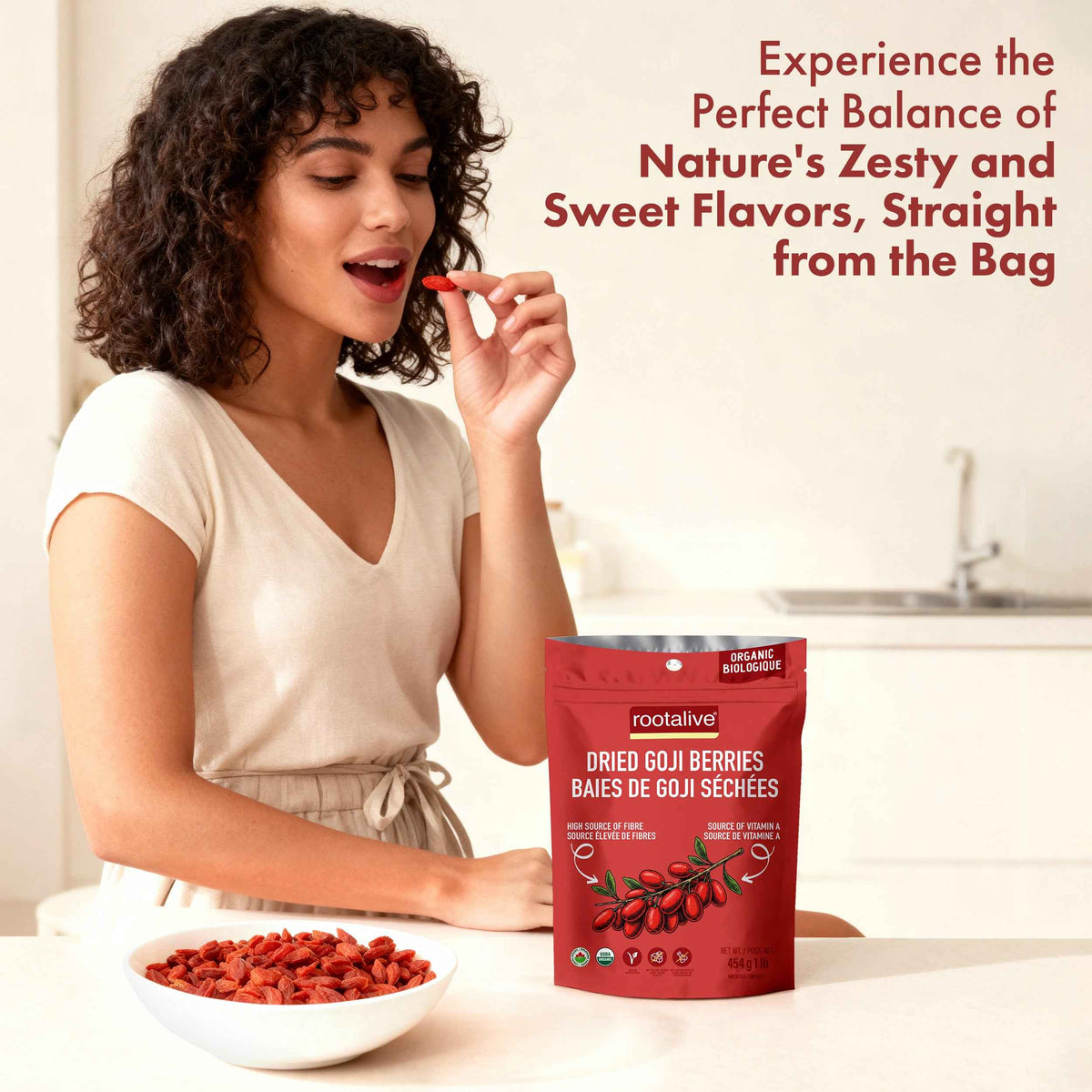 Organic Dried Goji Berries 454g