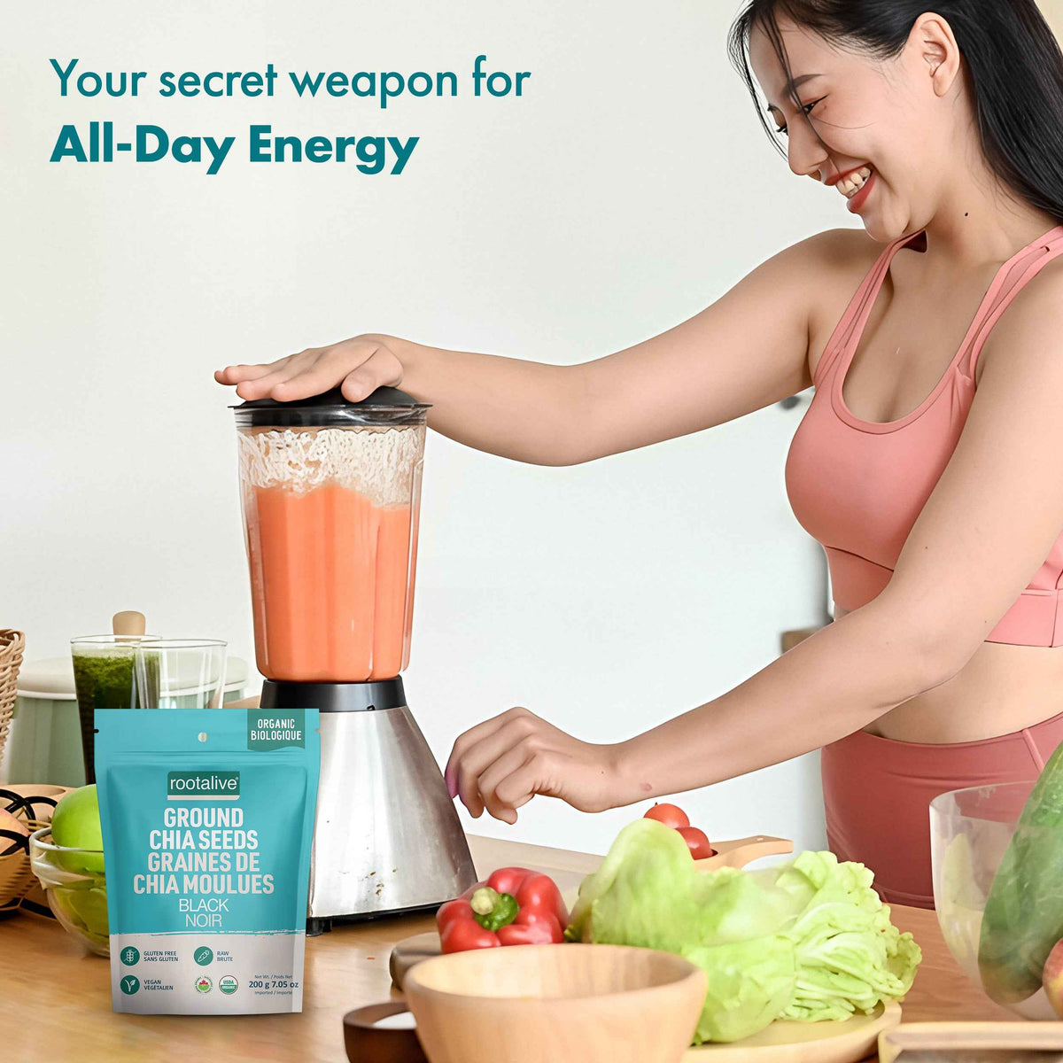 Organic Ground Chia Seeds 200g