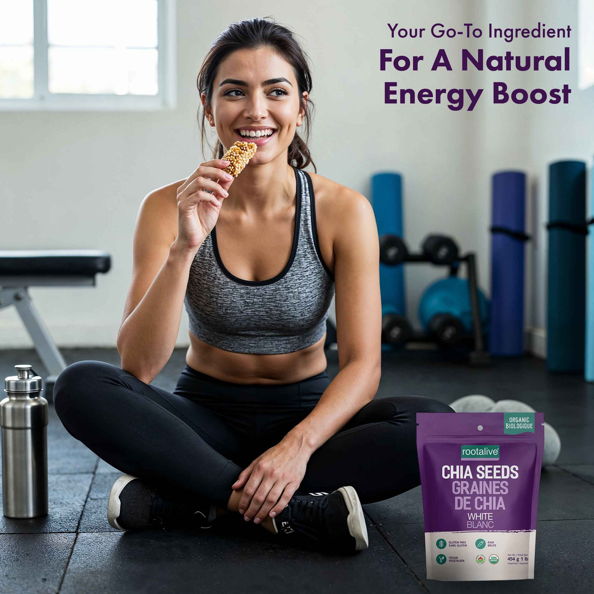 Organic White Chia Seeds 454g