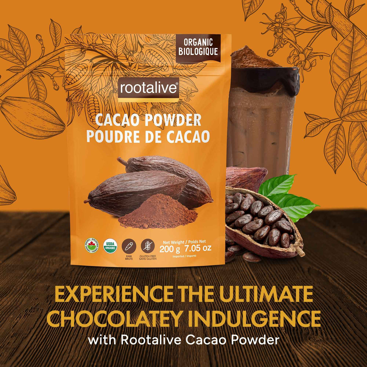 Organic Cacao Powder 200g