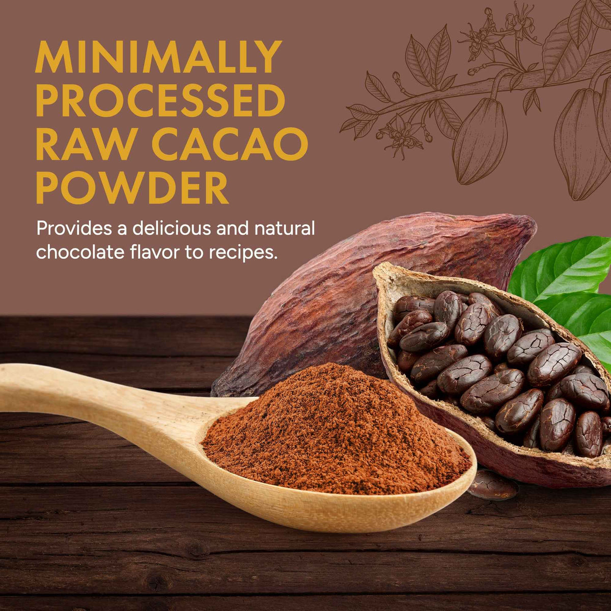 Organic Cacao Powder 454g