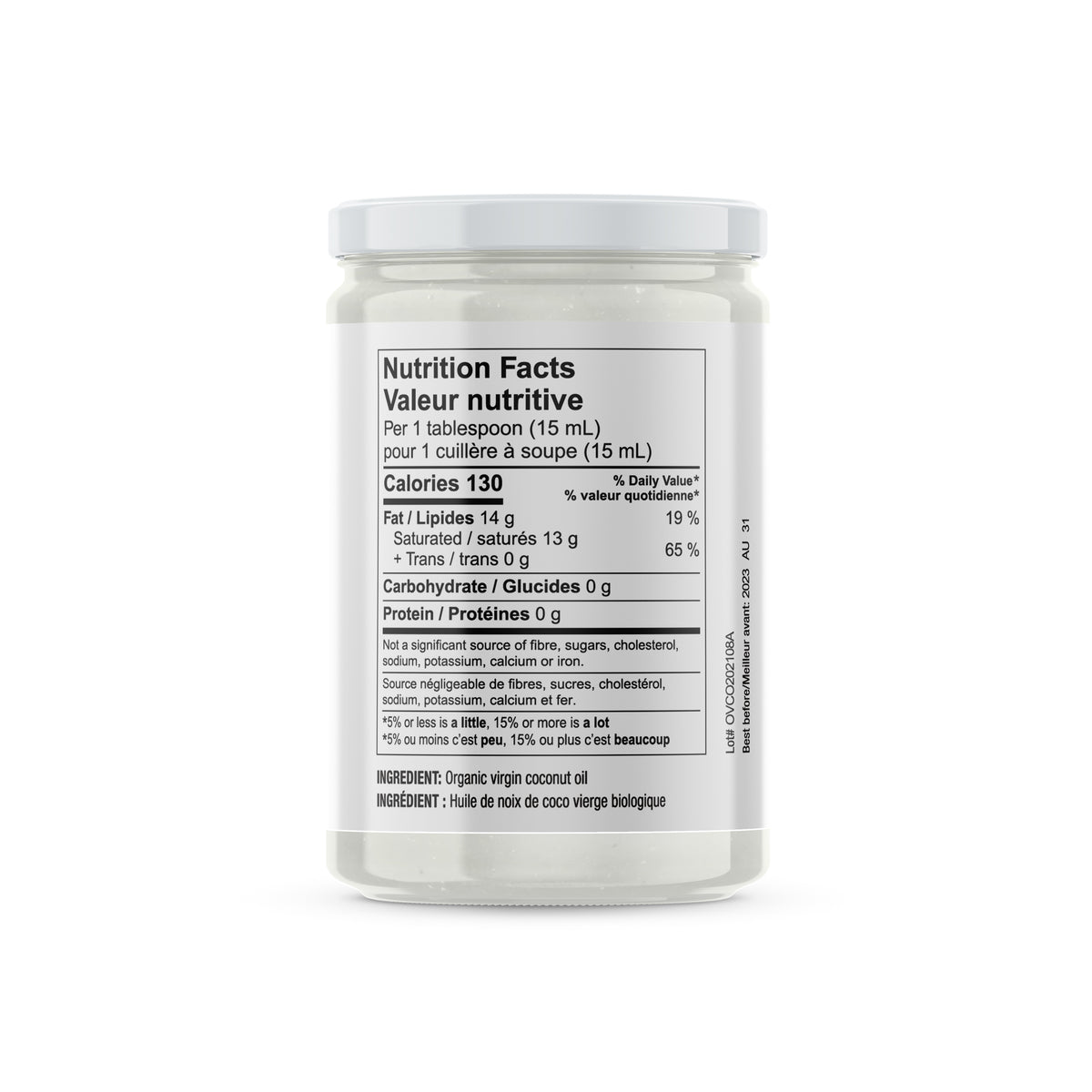 Organic Virgin Coconut Oil 500ml - Rootalive Inc.