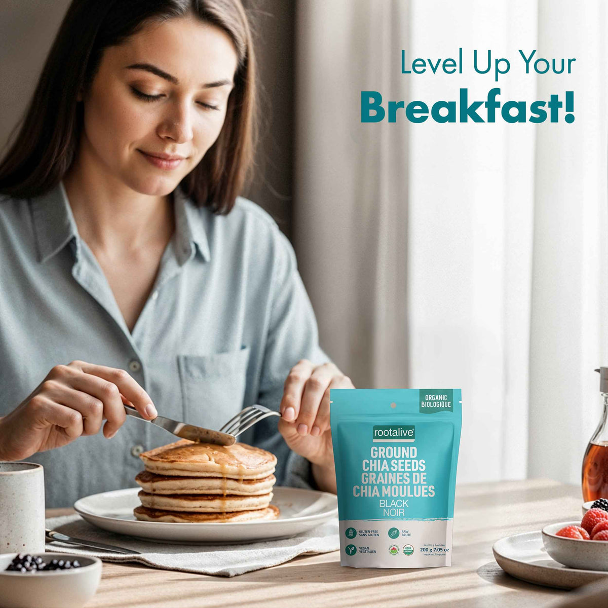 Organic Ground Chia Seeds 200g