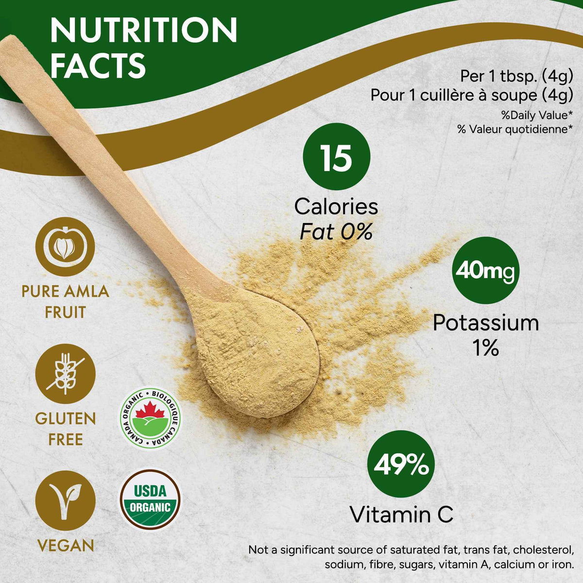 Organic Amla Fruit Powder 454g