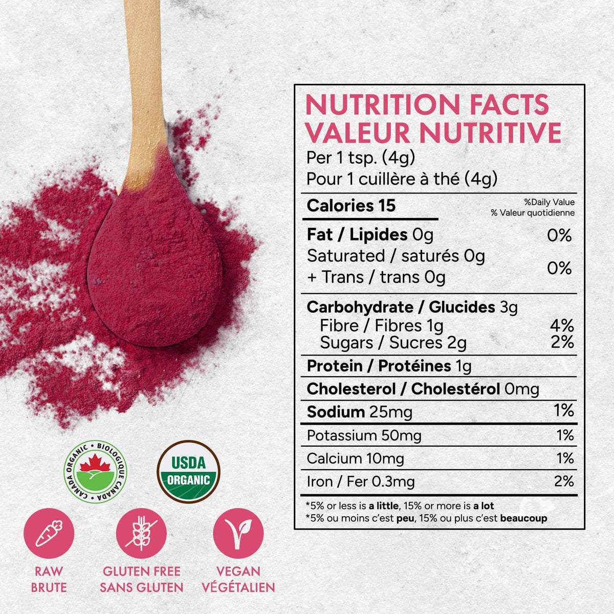 Organic Beetroot Powder 454g