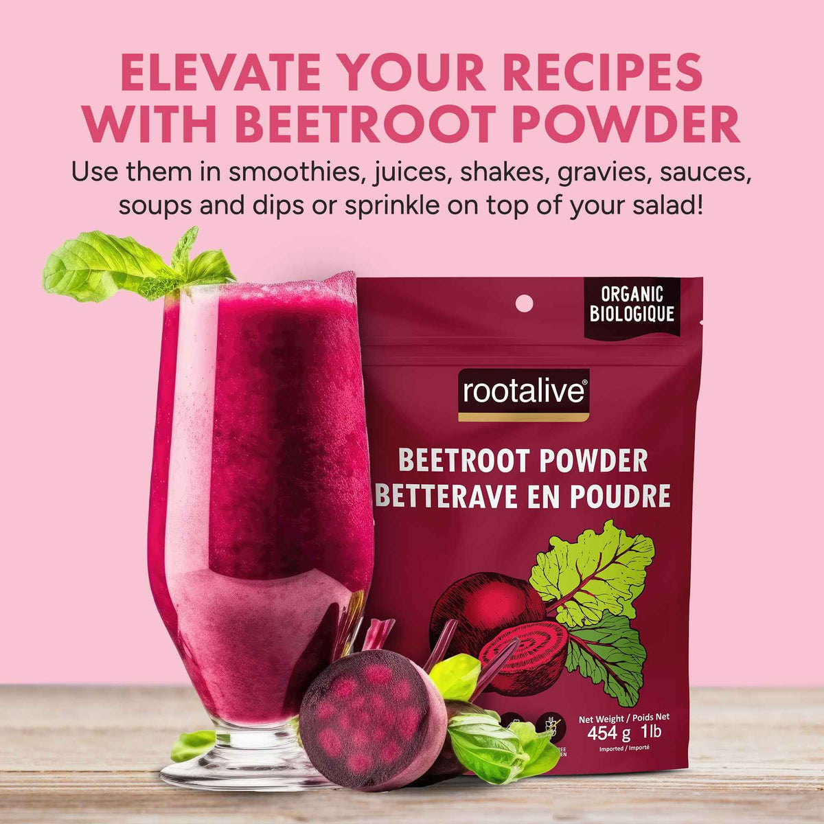 Organic Beetroot Powder 454g