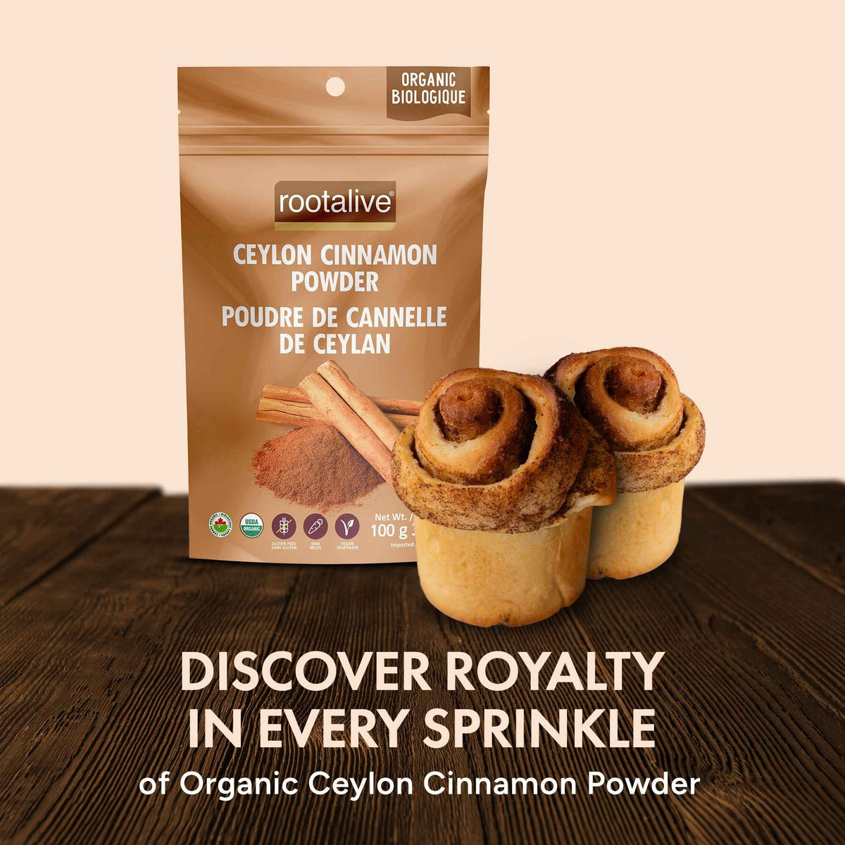 Organic Ceylon Cinnamon Powder 100g