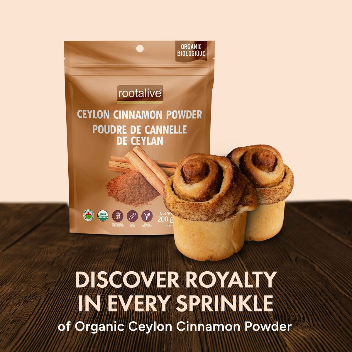Organic Ceylon Cinnamon Powder 200g