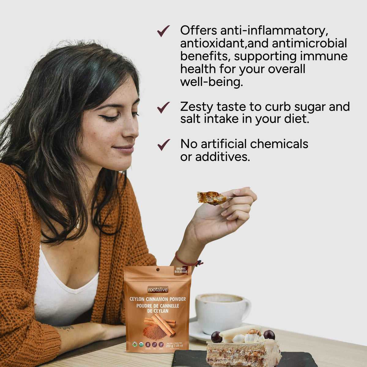 Organic Ceylon Cinnamon Powder 200g