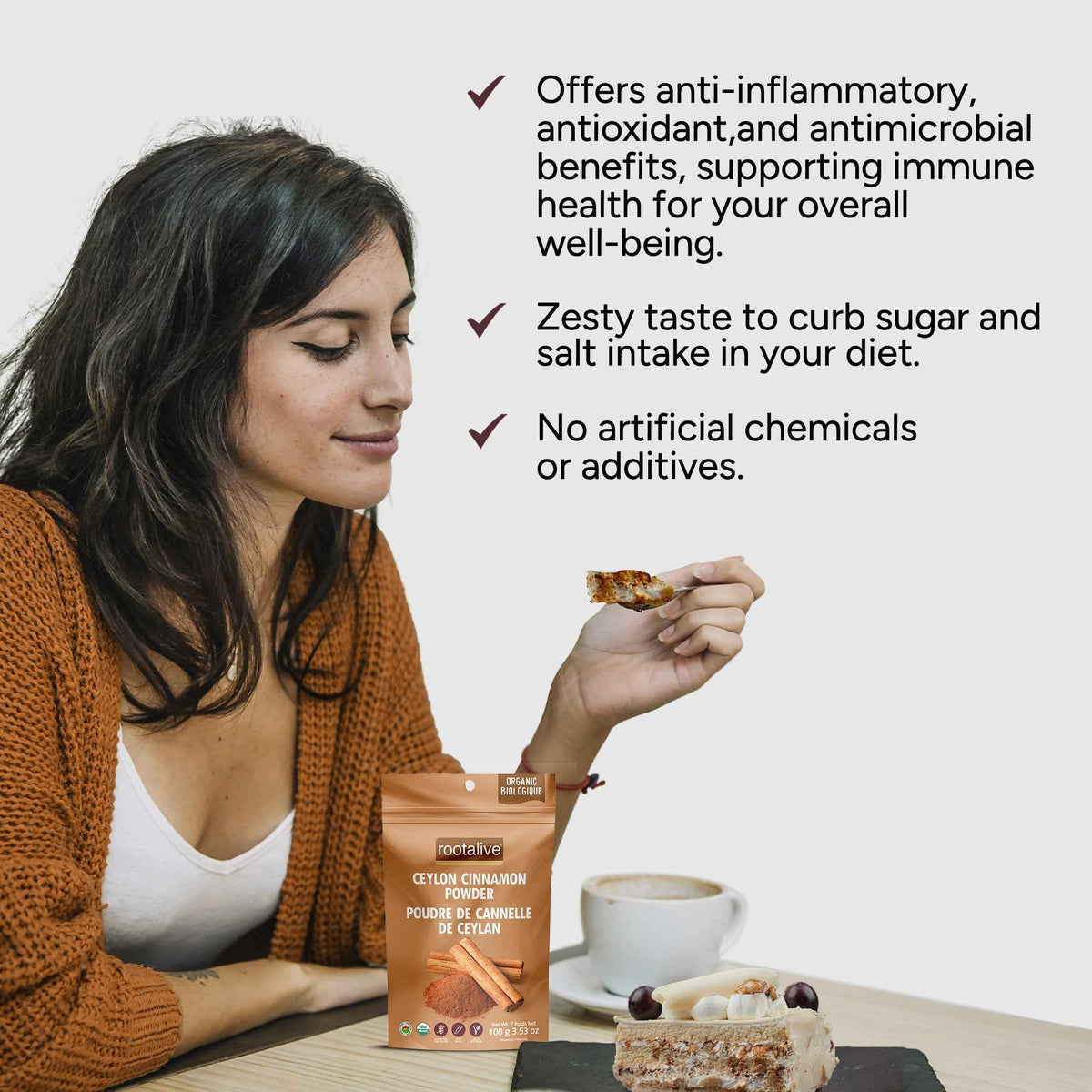 Organic Ceylon Cinnamon Powder 100g