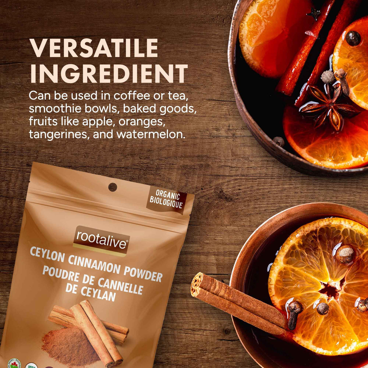 Organic Ceylon Cinnamon Powder 454g