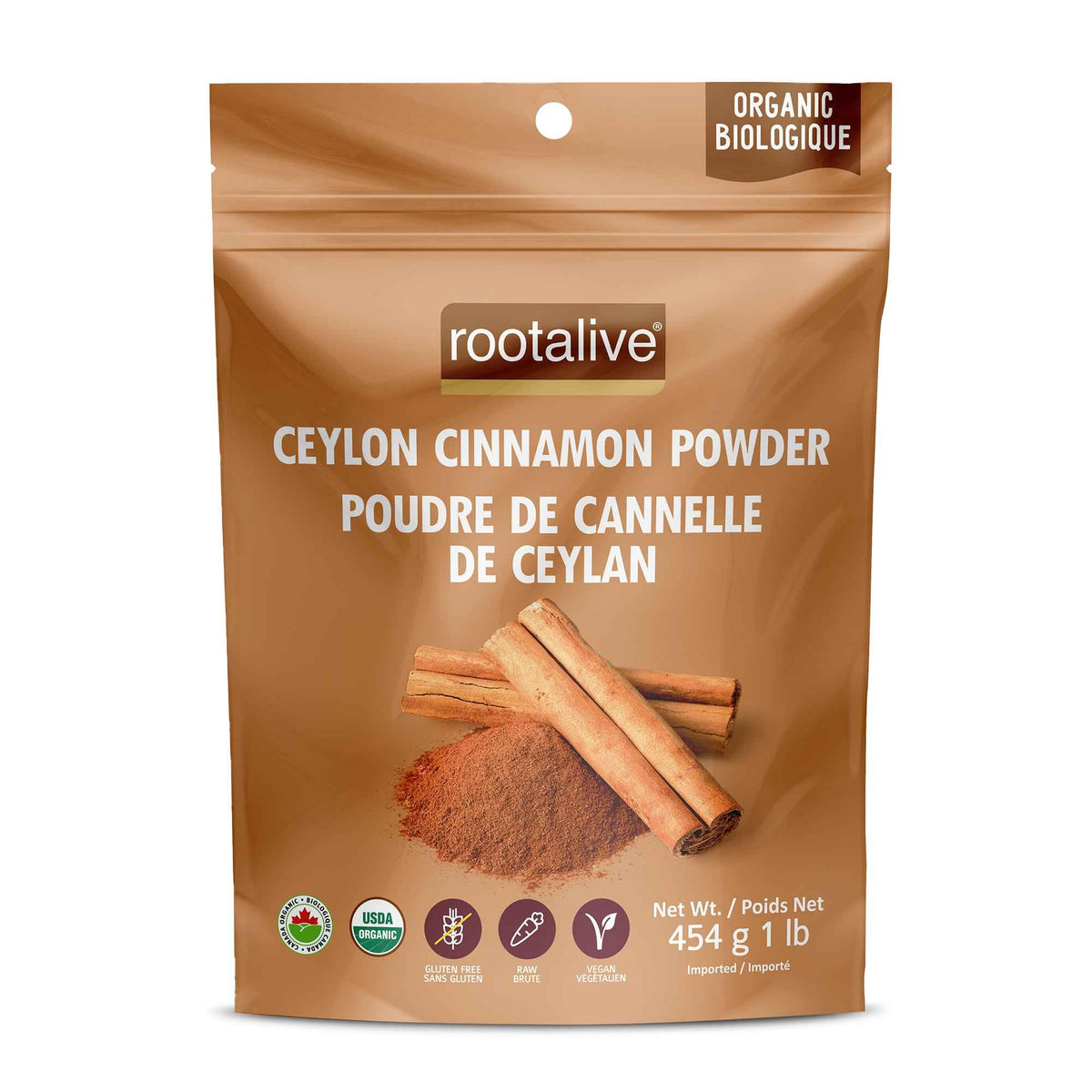 Organic Ceylon Cinnamon Powder 454g
