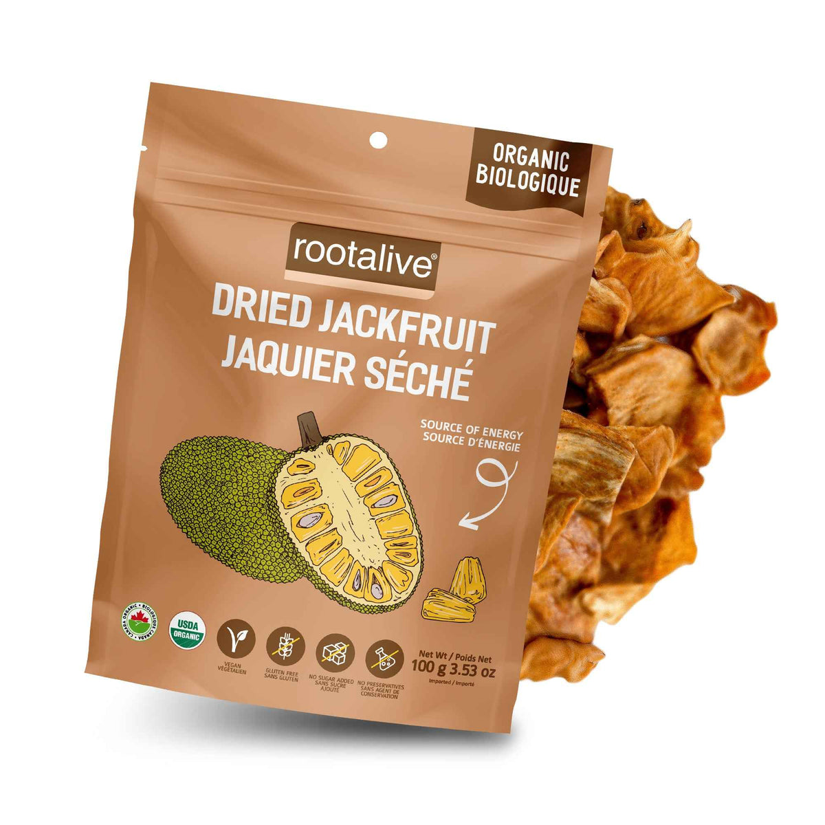 Organic Dried Jackfruit 100g