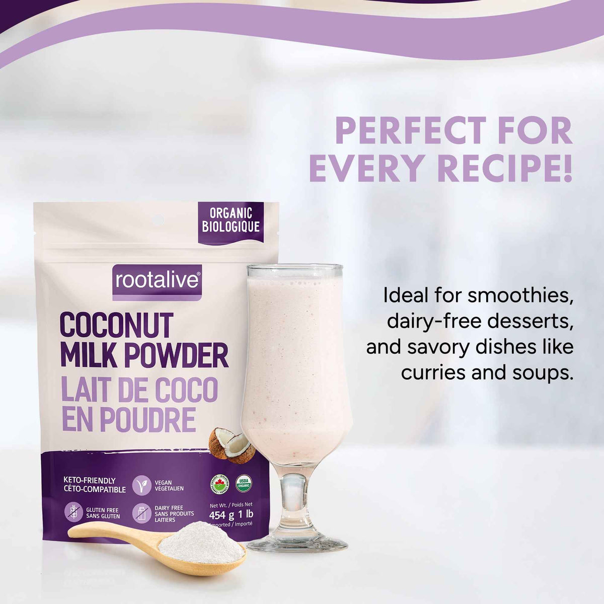 Organic Coconut Milk Powder 454g