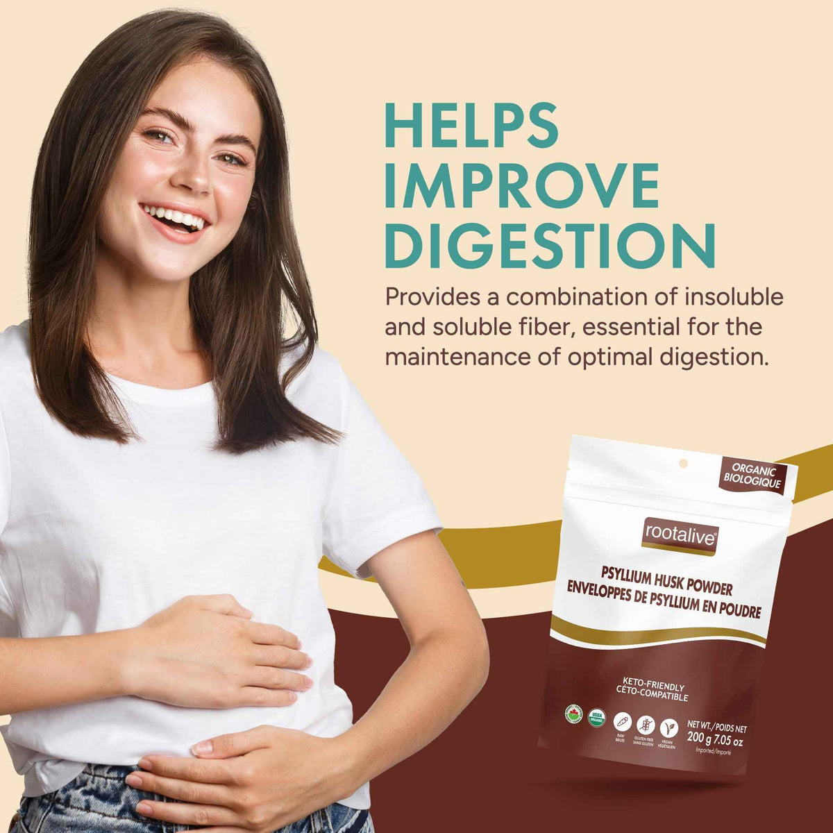 Organic Psyllium Husk Powder 200g