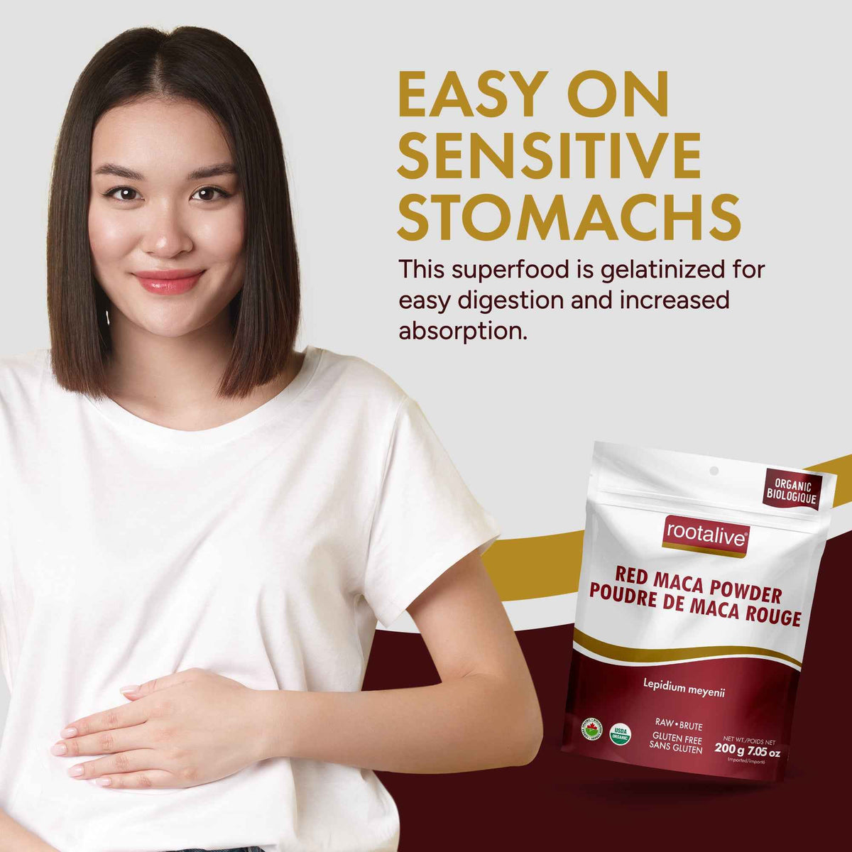 Organic Gelatinized Red Maca Powder 200g