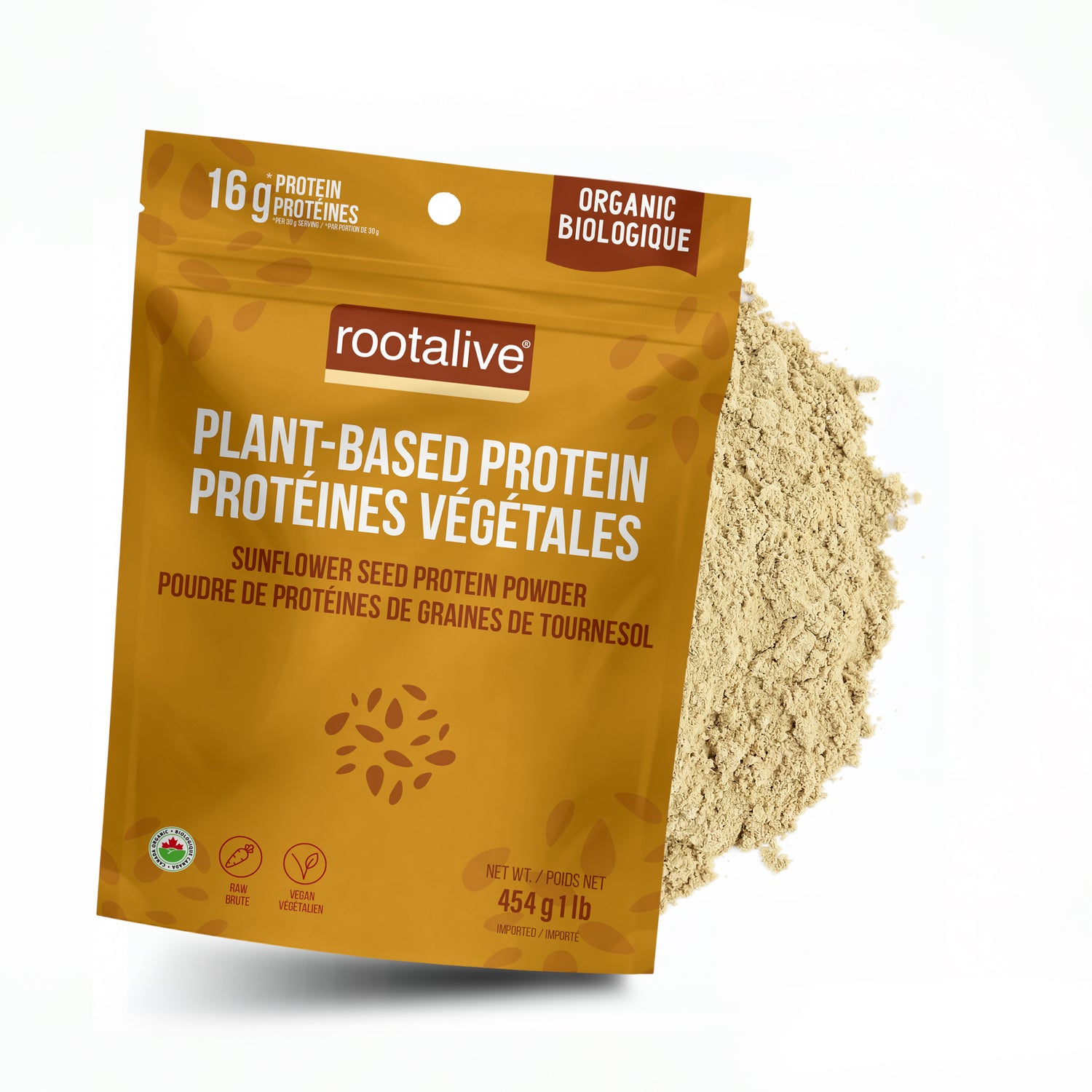 Organic Sunflower Seed Protein Powder, 454g