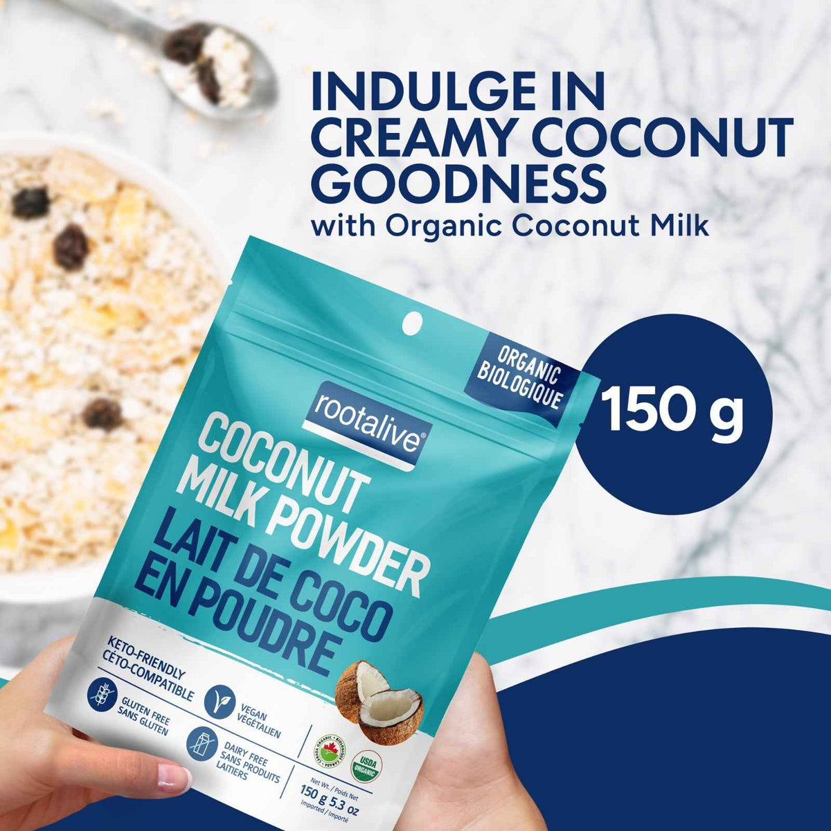 Organic Coconut Milk Powder 150g