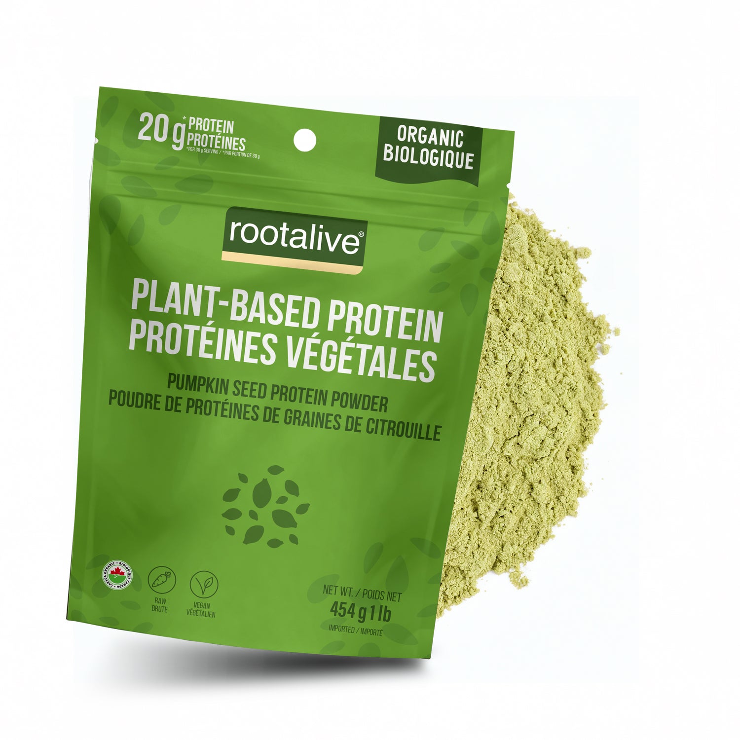 Organic Pumpkin Seed Protein Powder, 454g